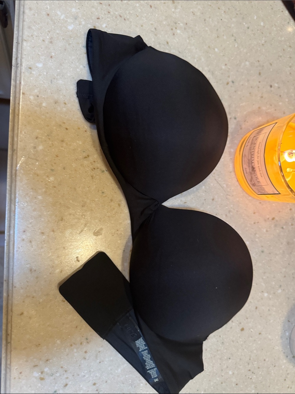 SKIMS Strapless Smooth Black T-Shirt Bra - Picture 5 of 5